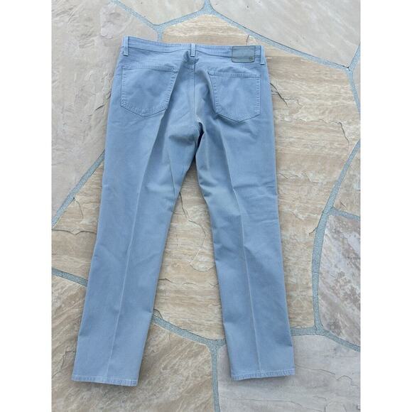 AG Adriano Goldschmied Jeans Mens 38x32 Gray Everett Slim Straight Italy Fabric - Picture 4 of 4